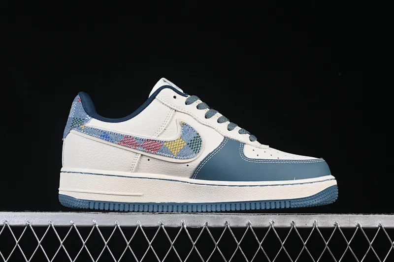 All categories Nk Air Force 1 Air Force series Nk Air Force 1 Low Air Force low-top Nike Air Force 1'07 Low LV co-branded stitching color hook Air Force 1 low-top casual sneakers DD1982-301